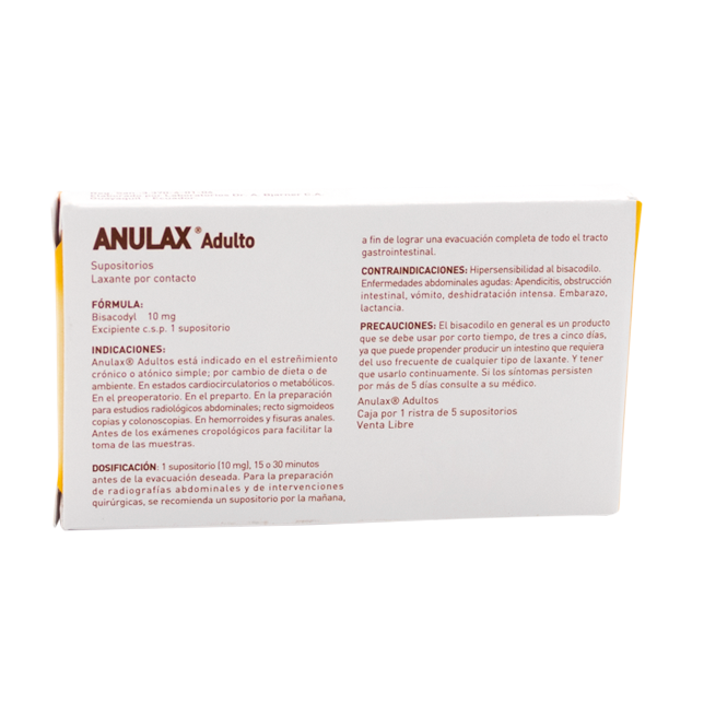 ANULAX-ADULTO SUPx10MGx5