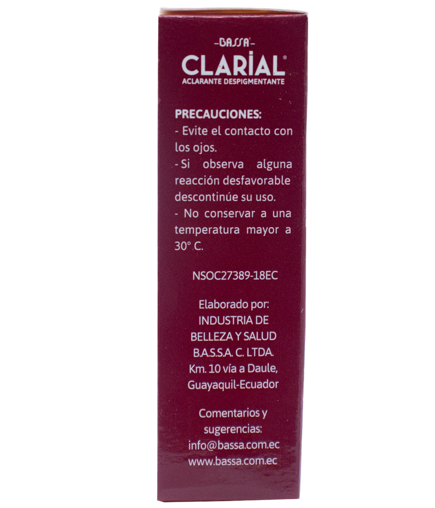 JABON CLARIAL BASSA FACIAL BARRAx90GR