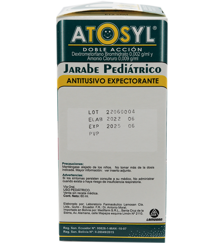 ATOSYL PEDIATRICO JBEx10/45MG/5MLx60ML