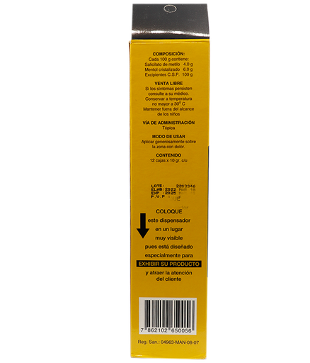 MENTOL CHINO UNGUENTO 4GR/6GR