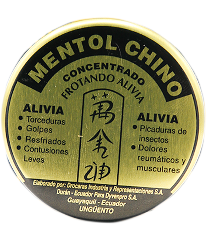 MENTOL CHINO UNGx4GR/6GRx12