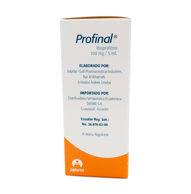 PROFINAL SUS-ORALx100MG/5MLx100ML