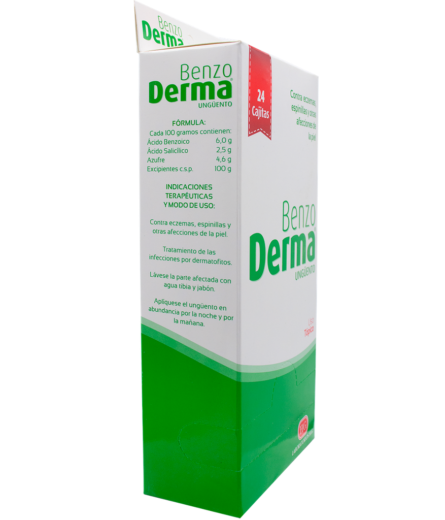 BENZO DERMA UNGx6/2.5/4.6%x24