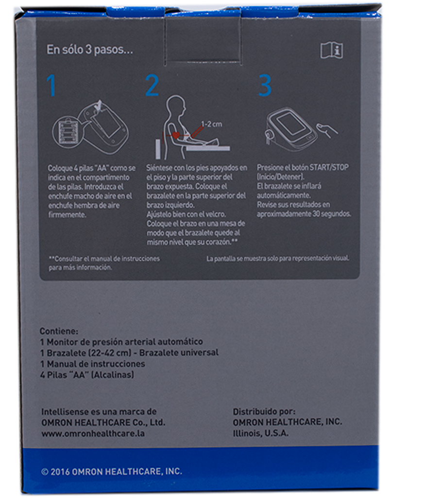 MONITOR OMRON PRESION BRAZO HEM-7120
