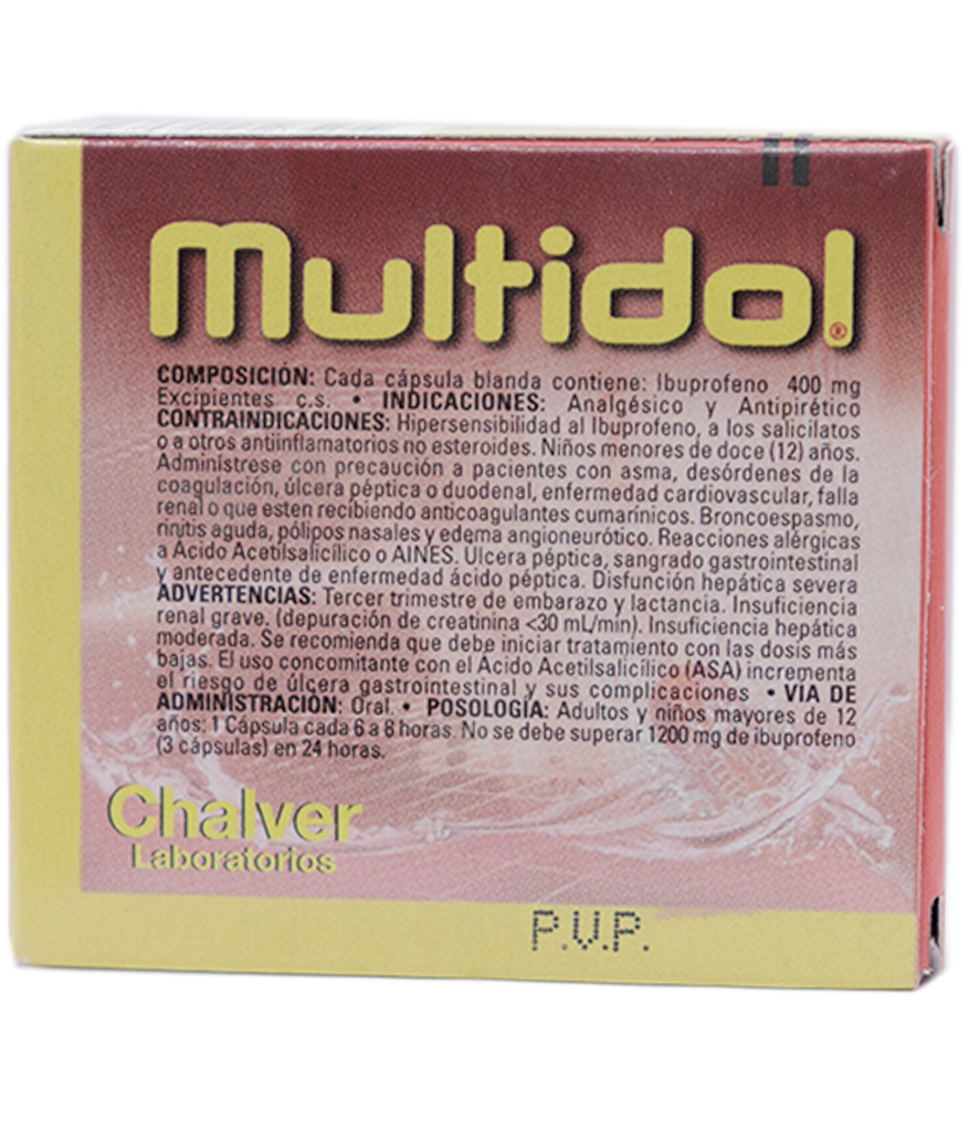 MULTIDOL CAP-BLANx400MGx4