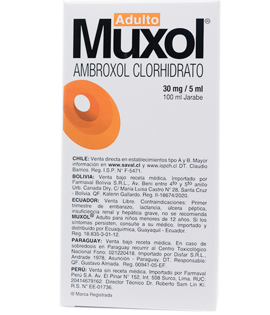 MUXOL JBEx30MG/5MLx100ML
