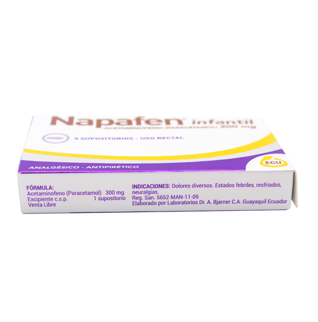 NAPAFEN INFANTIL SUPx300MGx5