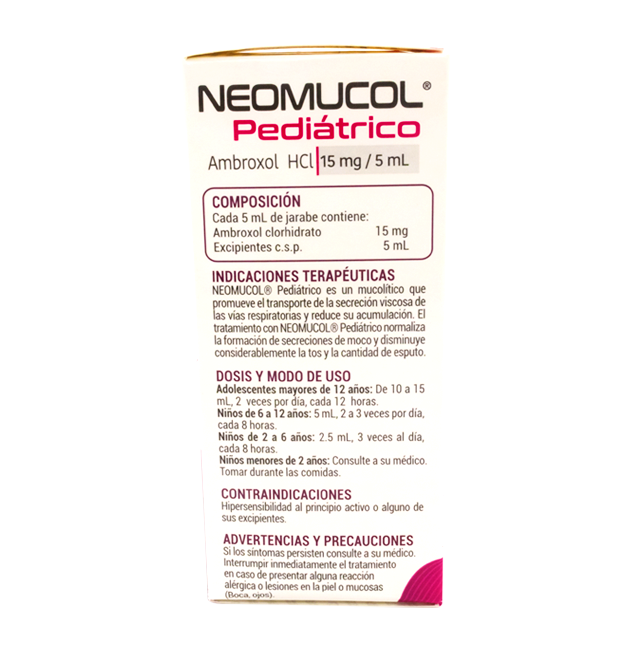 NEOMUCOL PED JBEx15MG/5MLx120ML