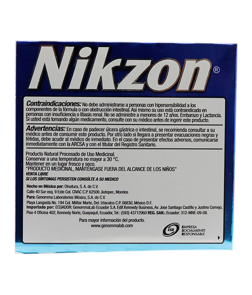NIKZON TAB-MASTx20/8.30MGx90