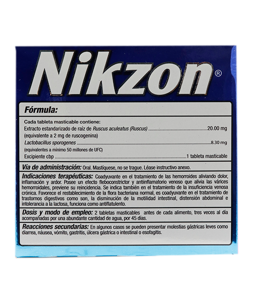 NIKZON TAB-MASTx20/8.30MGx90