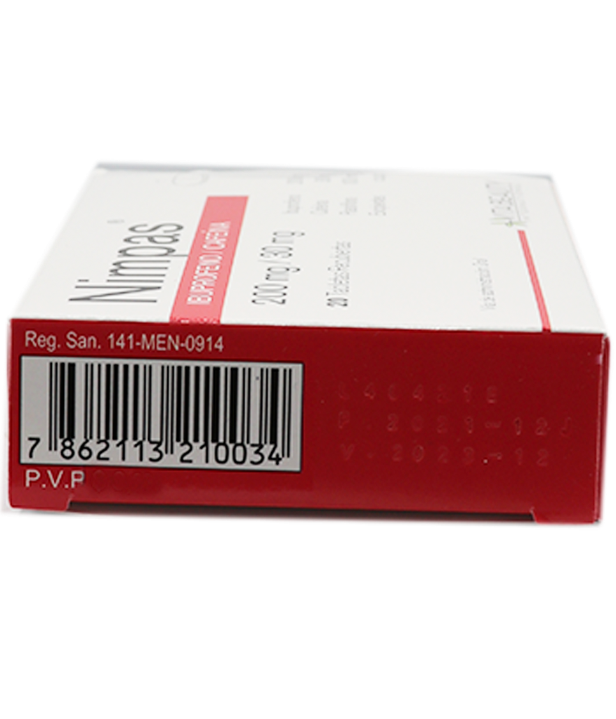 NIMPAS TAB-RECx200/30/100MGx20