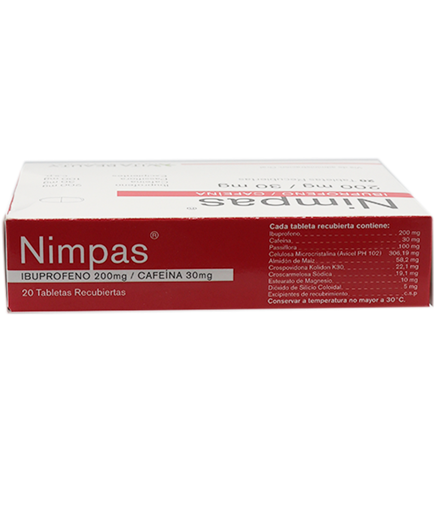 NIMPAS TAB-RECx200/30/100MGx20