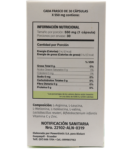 BIOCRECIMIENTO KIDS+ZINC CAPSULA