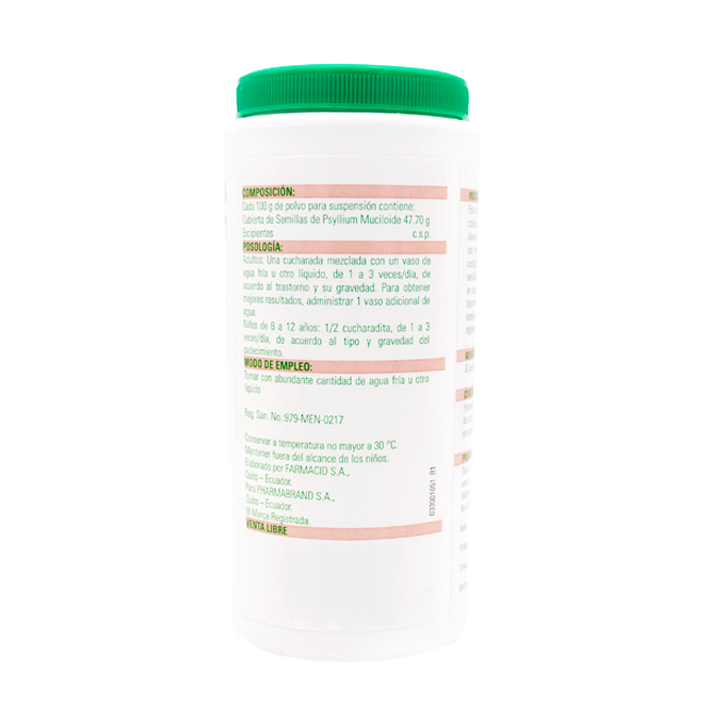 BIOFIT FIBRA NATURAL ORIGINAL POL-SUS-ORALx47700MGx300GR