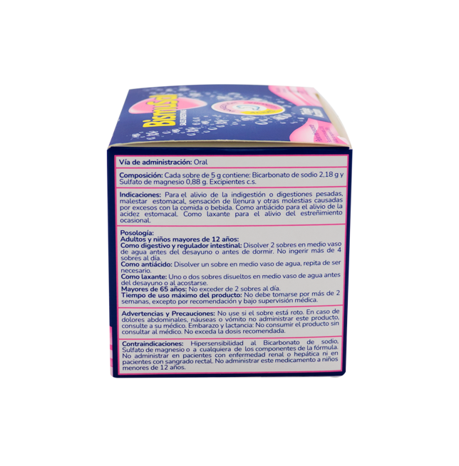 BISMUSAL POL-EFE-SOL-ORALx2180/880MGx5GRx12