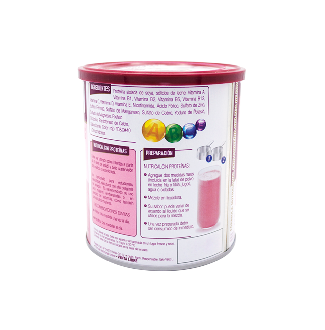 NUTRICALCIN FRESA POL-SOL-ORALx400GR