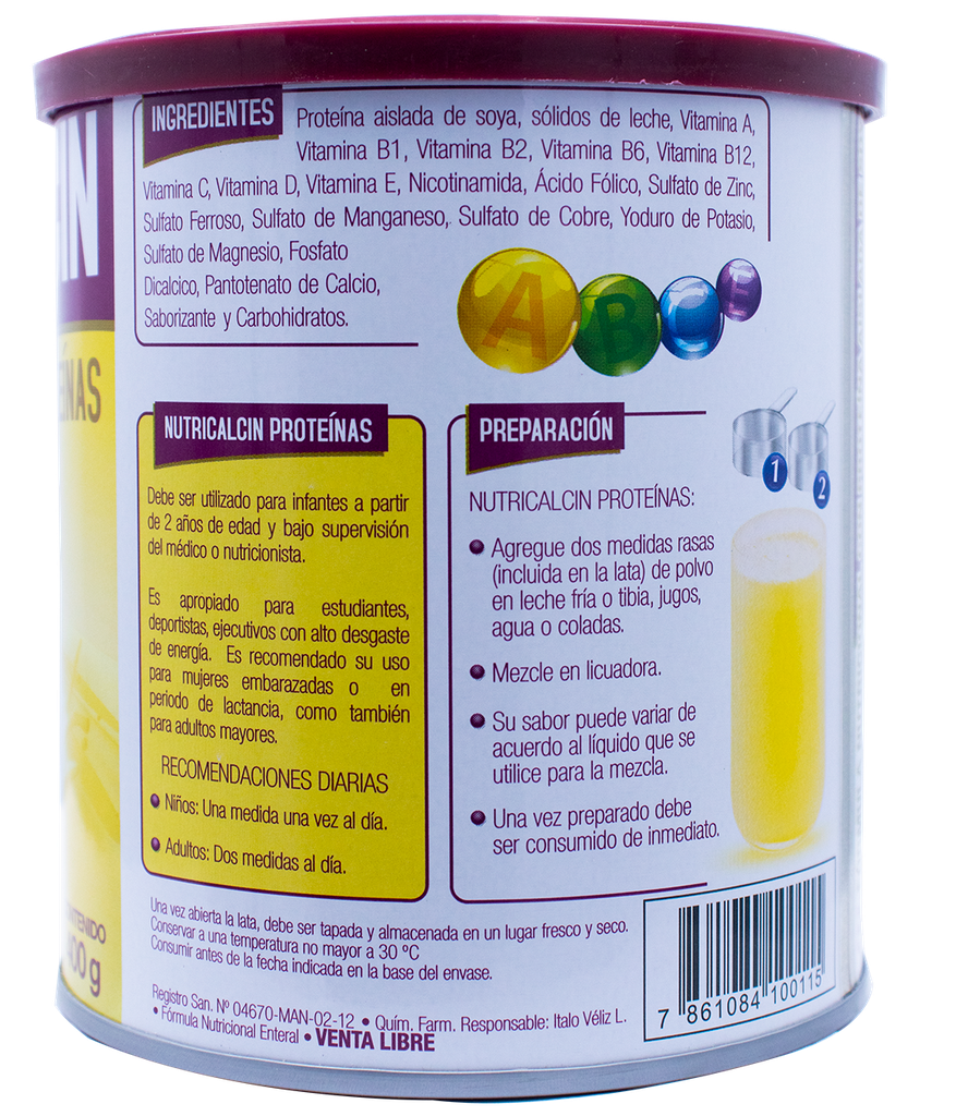 NUTRICALCIN VAINILLA POL-SOL-ORALx400GR