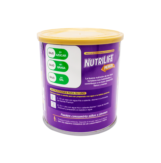 NUTRILIFE PREMIUM VAINILLA LATAx400GR