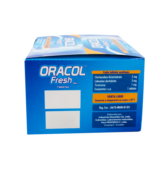 ORACOL FRESH TABx5/15/1MGx100