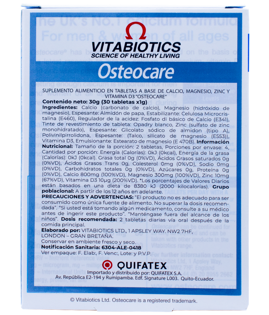 OSTEOCARE TABx30GRx30