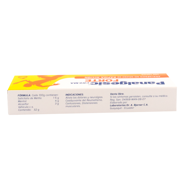PANALGESIC FORTE CREx4/3/15%x32GR