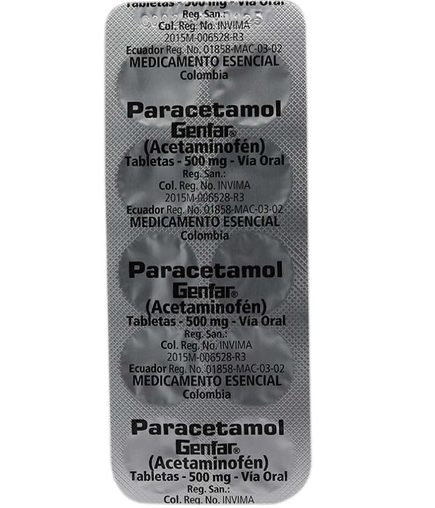 PARACETAMOL TABx500MGx100LGENF