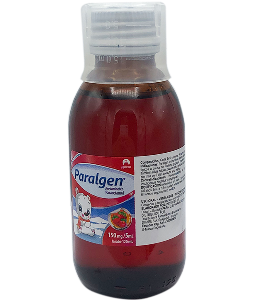 PARALGEN JBEx150MG/5MLx120ML