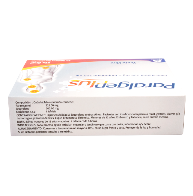 PARALGEN PLUS TAB-RECx325/200MGx20