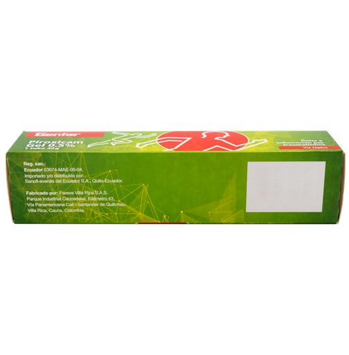 PIROXICAM GEL 500MG GENFAR