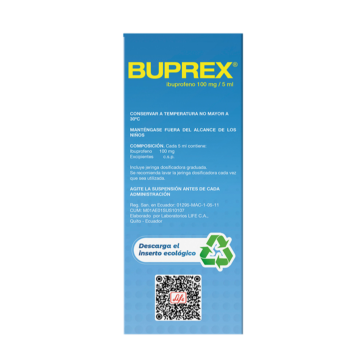 BUPREX FORTE  SUS-ORALx200MG/5MLx120ML