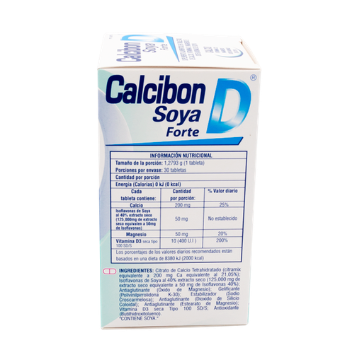CALCIBON D SOYA FORTE TABLETA 38.37GR