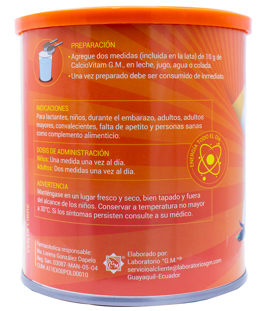 CALCIO VITAM VAINI POL-SOL-ORALx400GR