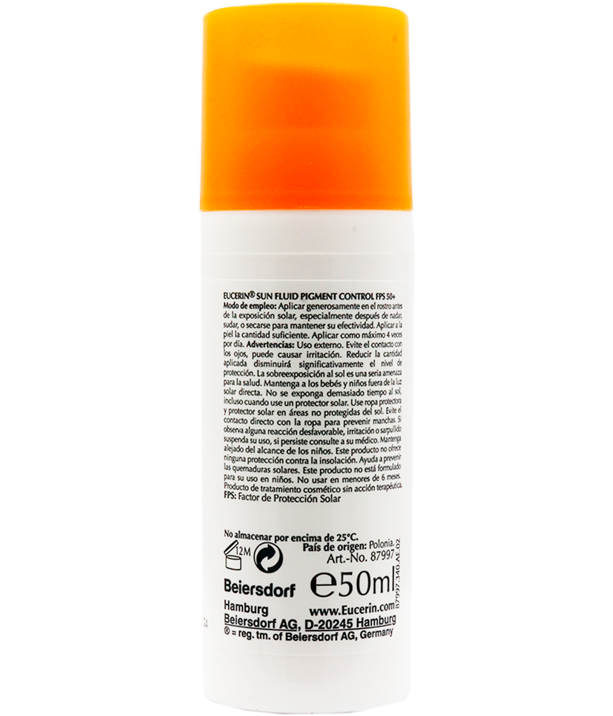 PROT-SOLAR EUCERIN PIGMENT-CONT FPS50 FACx50ML