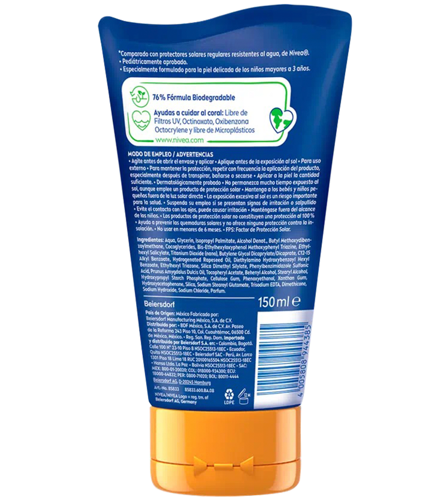 PROT-SOLAR NIVEA SUN KIDS SWIM&PLAY SPF50x150ML