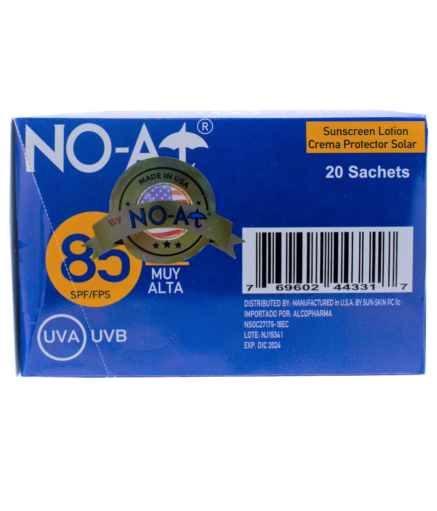 PROT-SOLAR NOAD SPF85 LOCION SACHETx10MLx20