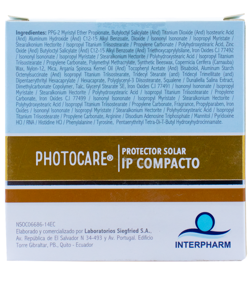 PROT-SOLAR PHOTOCARE BASE-COMP SPF50 T-MEDIOx10GR