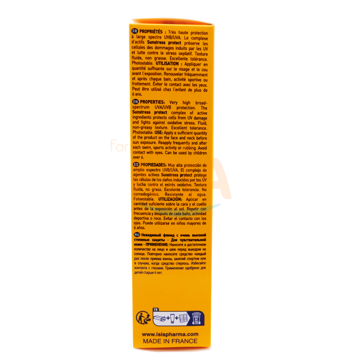 PROT-SOLAR UVEBLOCK SPF50+ FLUIDO INV-x40ML