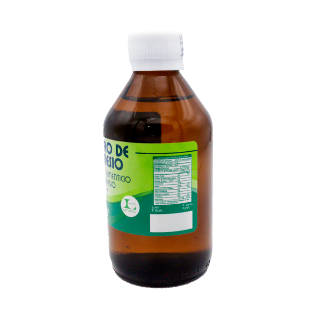 CLORURO MAGNESIO SOL-ORALx165MG/5MLx250MLLATU