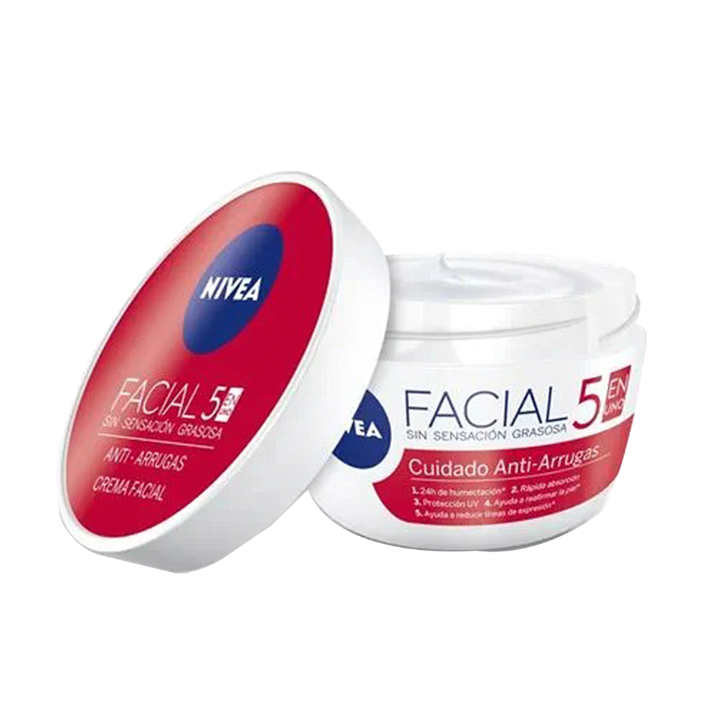 CREMA NIVEA 5EN1CUIDADO ANTI-ARRUGASx100ML