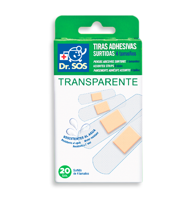 CURITA DR.SOS TRANSPARENTEx20