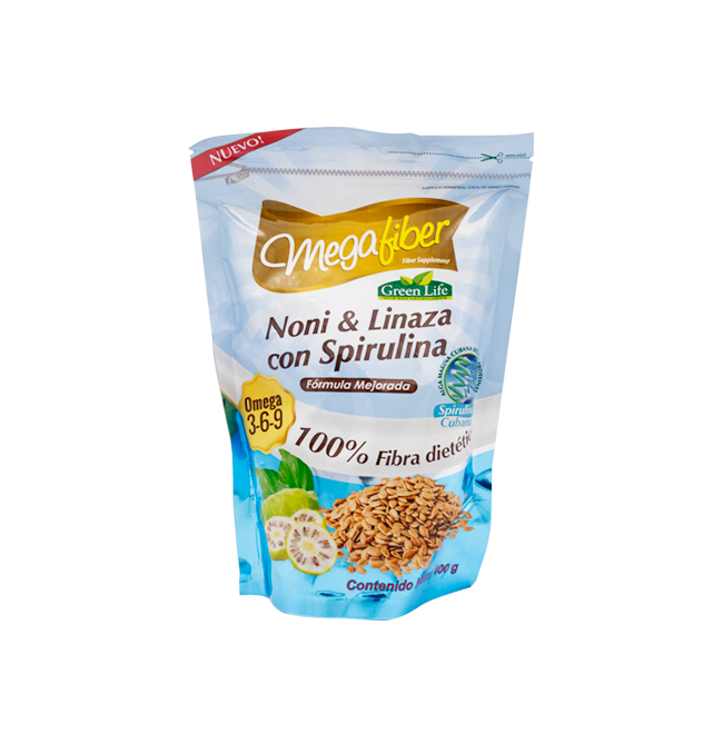 MEGAFIBER NONI&LINAZA POL-SOL-ORALx400GR