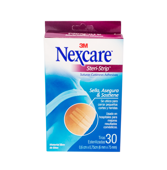 PARCHE NEXCARE STERI-STRIP 0.6CMx0.75CMx9
