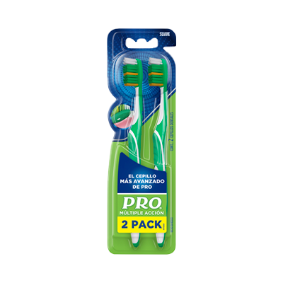 CEPILLO PRO MULT-ACCION SUAVEx2 PACK