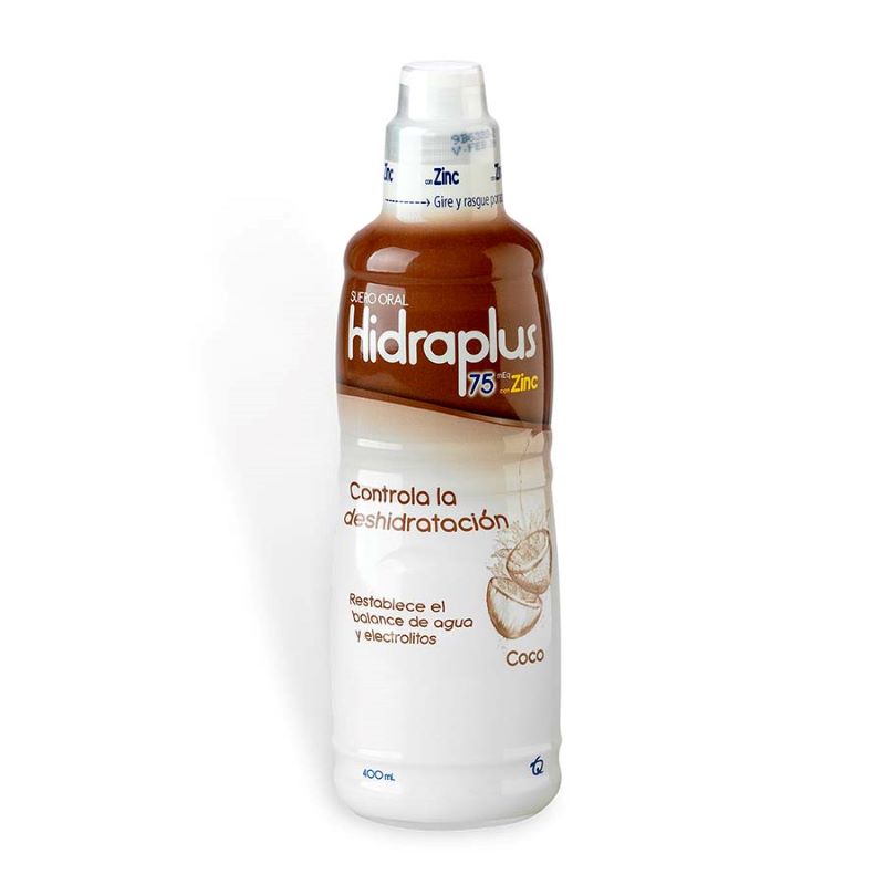 HIDRAPLUS ZINC COCO SOL-ORALx75MEQx400ML