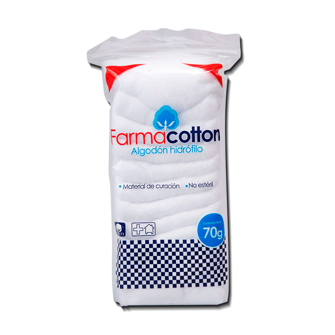 ALGODON HIDROFILO FARMACOTTON FDAx70GR