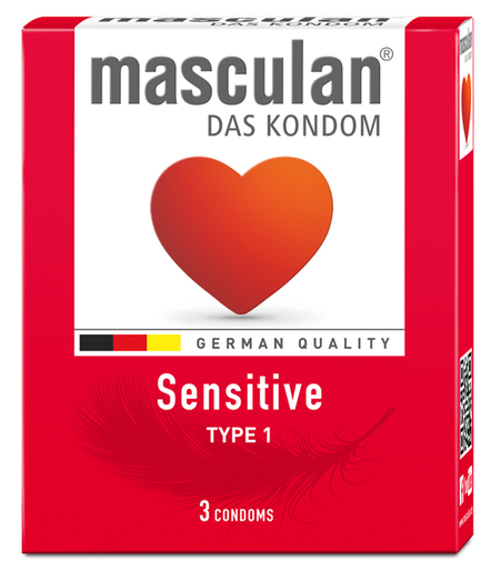 PRESERV MASCULAN SENSITIVE CAJAx3