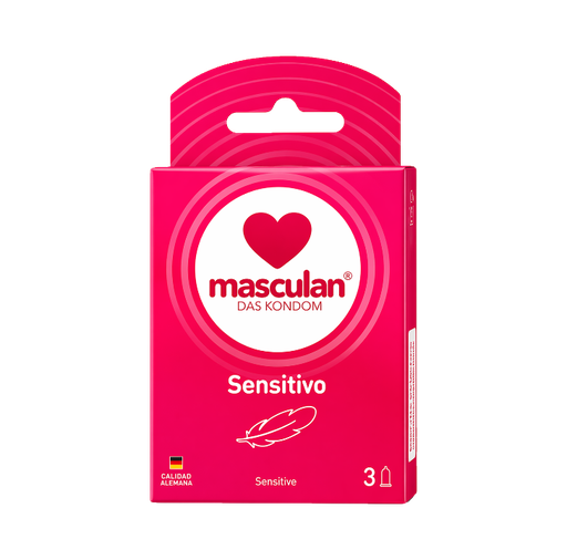 PRESERV MASCULAN SENSITIVE CAJAx3