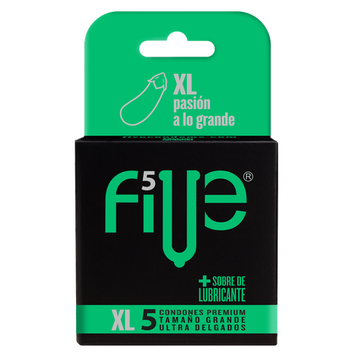 PRESERVATIVO FIVE XL CAJAx5
