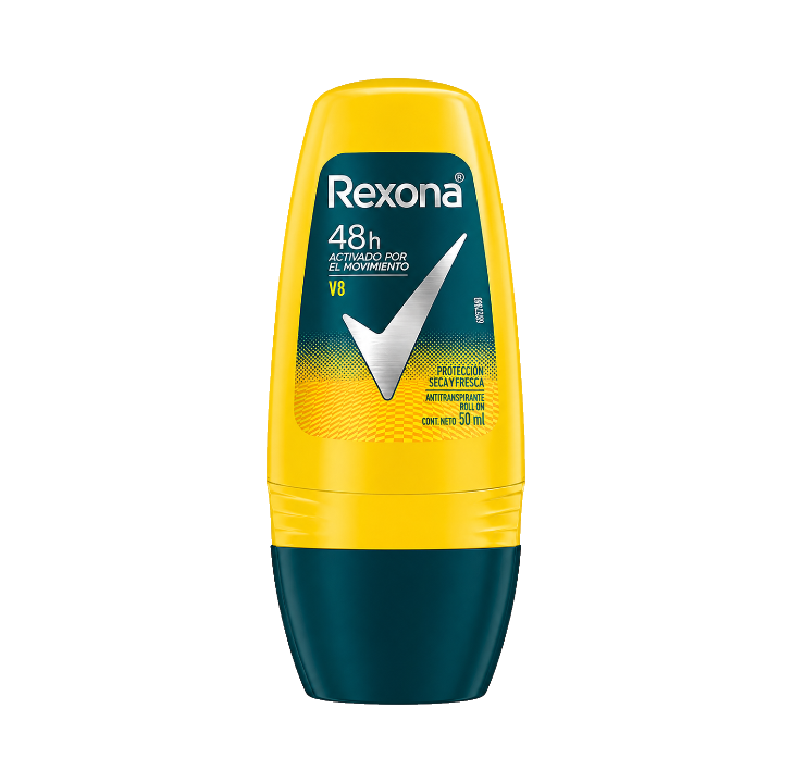 DESODORANTE REXONA MEN V8 ROLLON 50ML