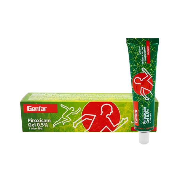 PIROXICAM GELx500MGx1LGENF